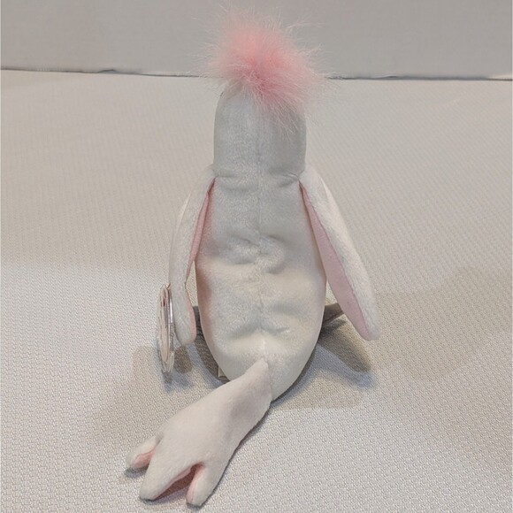 Lot of 2 TY Beanie Baby Birds Quackers Yellow Duck and Kuku White Cockatoo - Picture 11 of 14